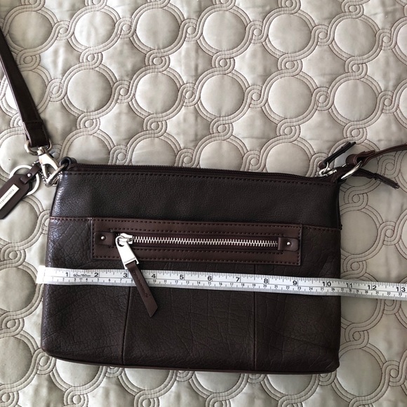 Tignanello Chocolate Brown Leather Purse - Picture 8 of 8